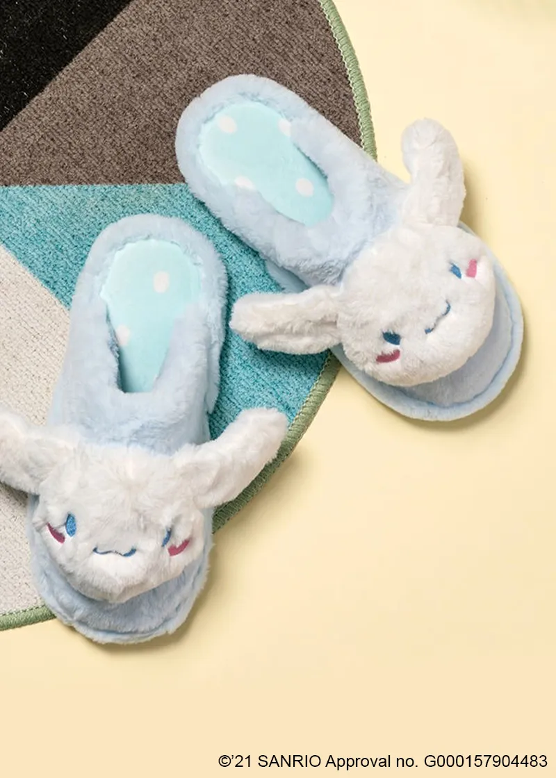 Cinnamoroll fluffy house slippers - MINISO x SANRIO