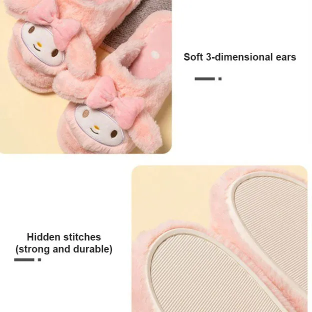 Cinnamoroll fluffy house slippers - MINISO x SANRIO