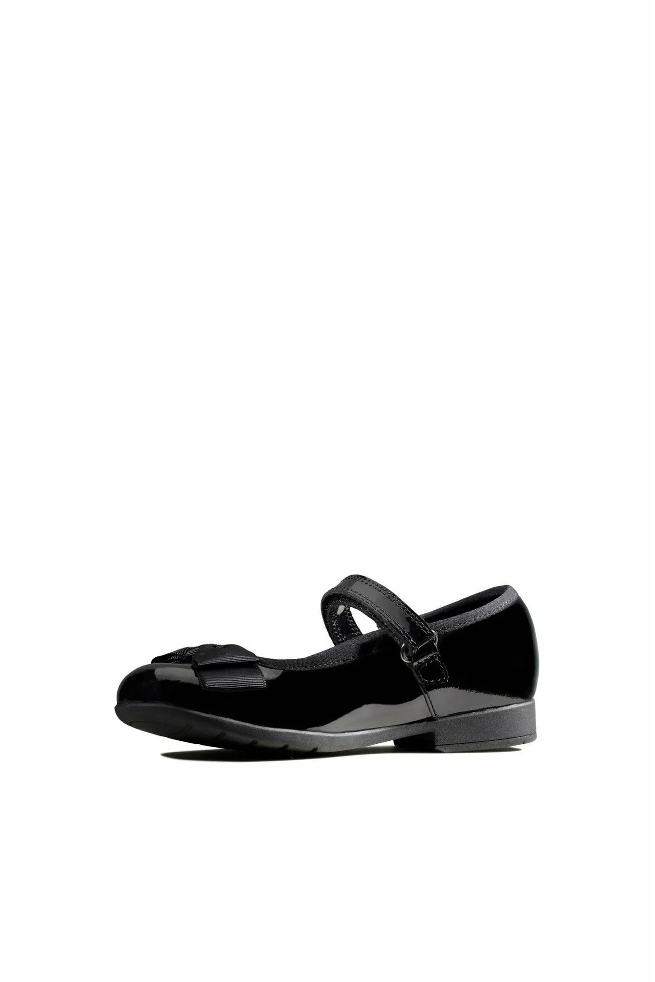 Clarks Scala Tap K Black Patent