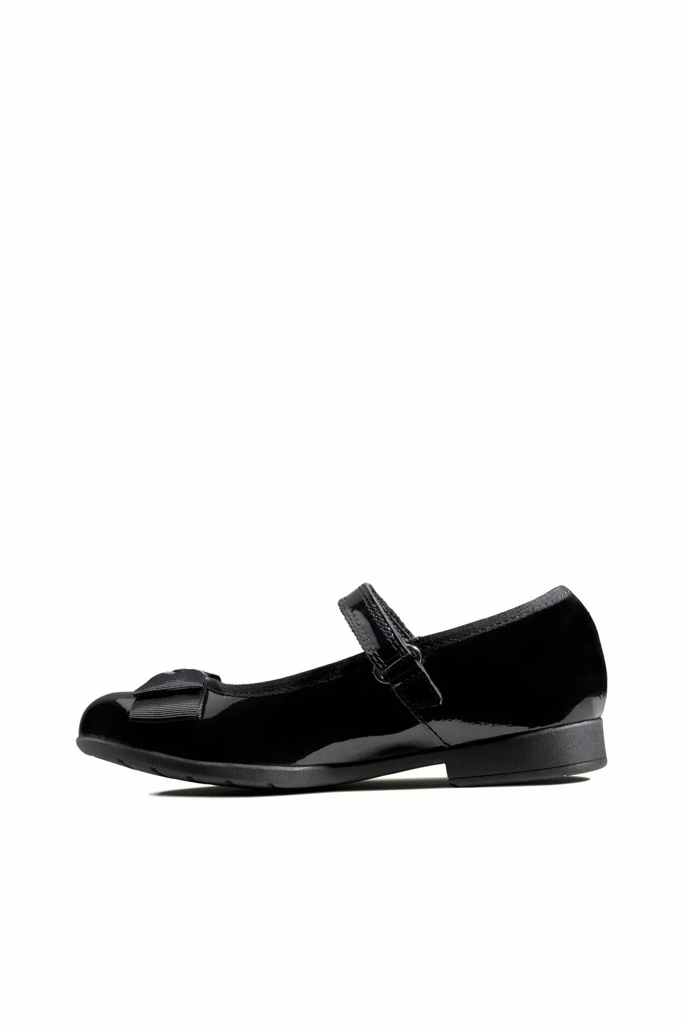 Clarks Scala Tap K Black Patent