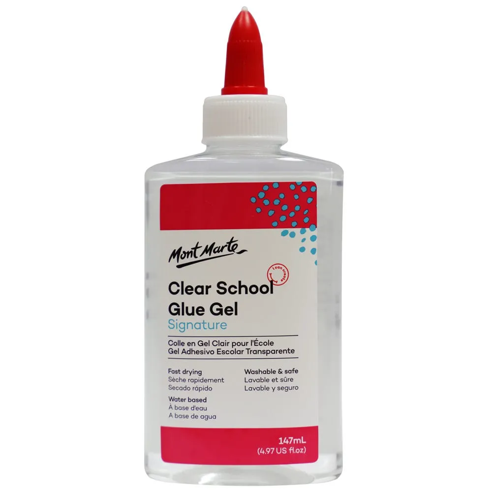 Clear School Glue 147ml washable (4.97 US fl.oz)