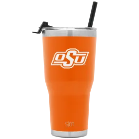 Collegiate Cruiser Tumbler with Flip Lid and Straw