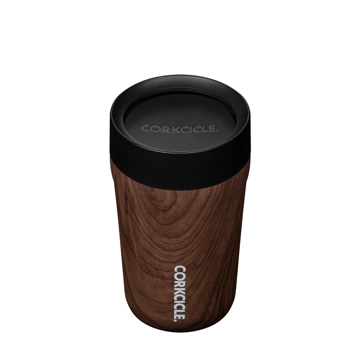 Corkcicle Commuter Cup 260ml - Walnut Wood Insulated Stainless Steel Cup