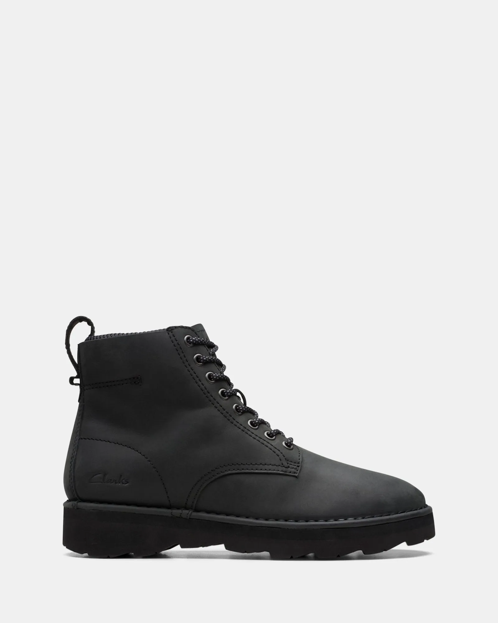 Craftdale Hi Black Leather