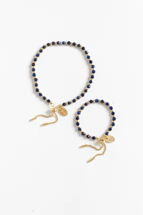 Delicate Layering Bracelet - Navy