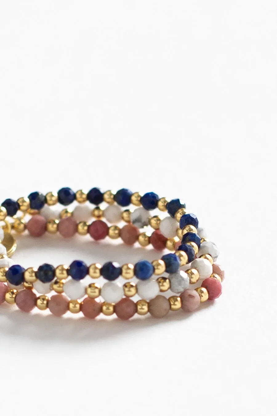 Delicate Layering Bracelet - Navy