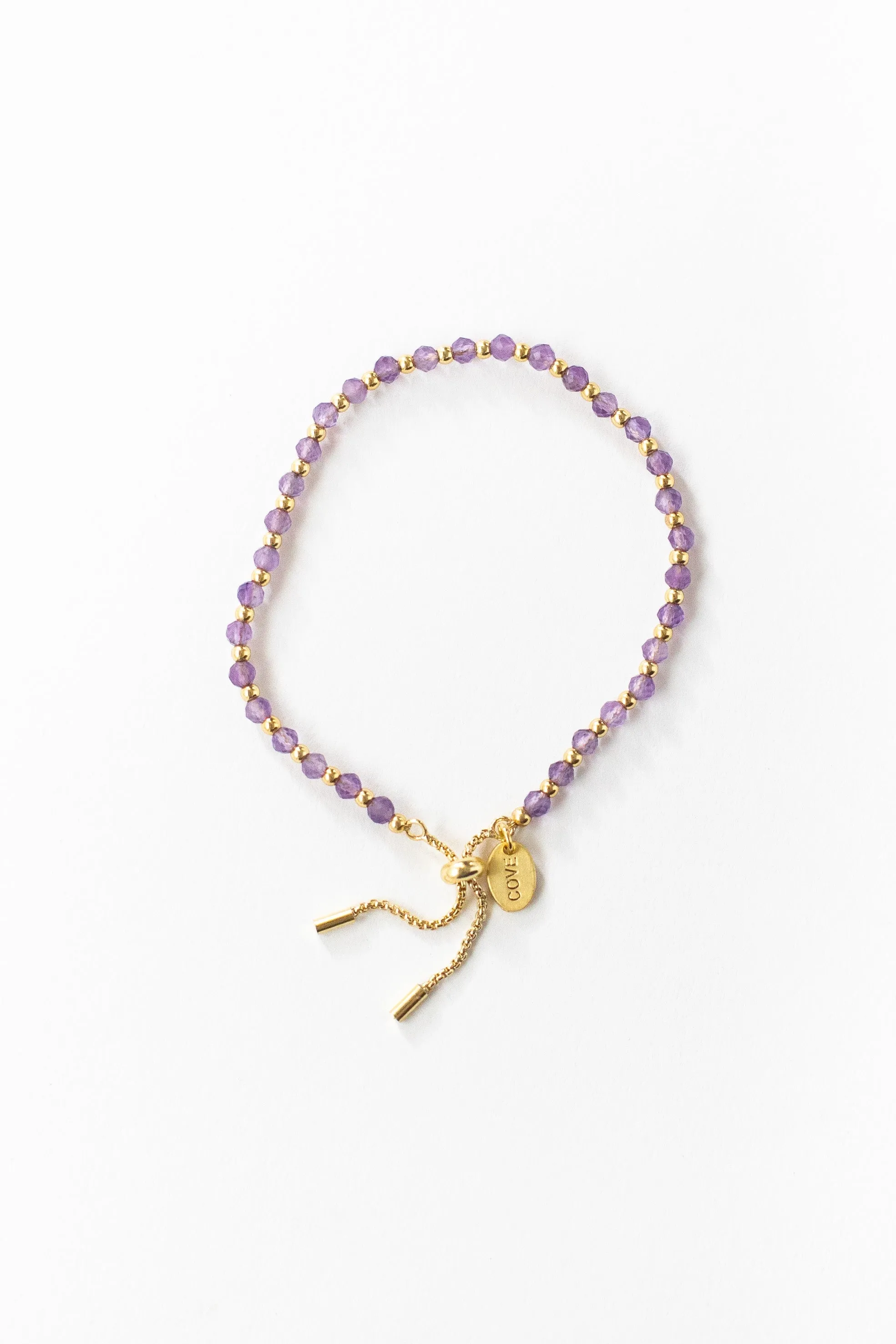 Delicate Layering Bracelet - Purple