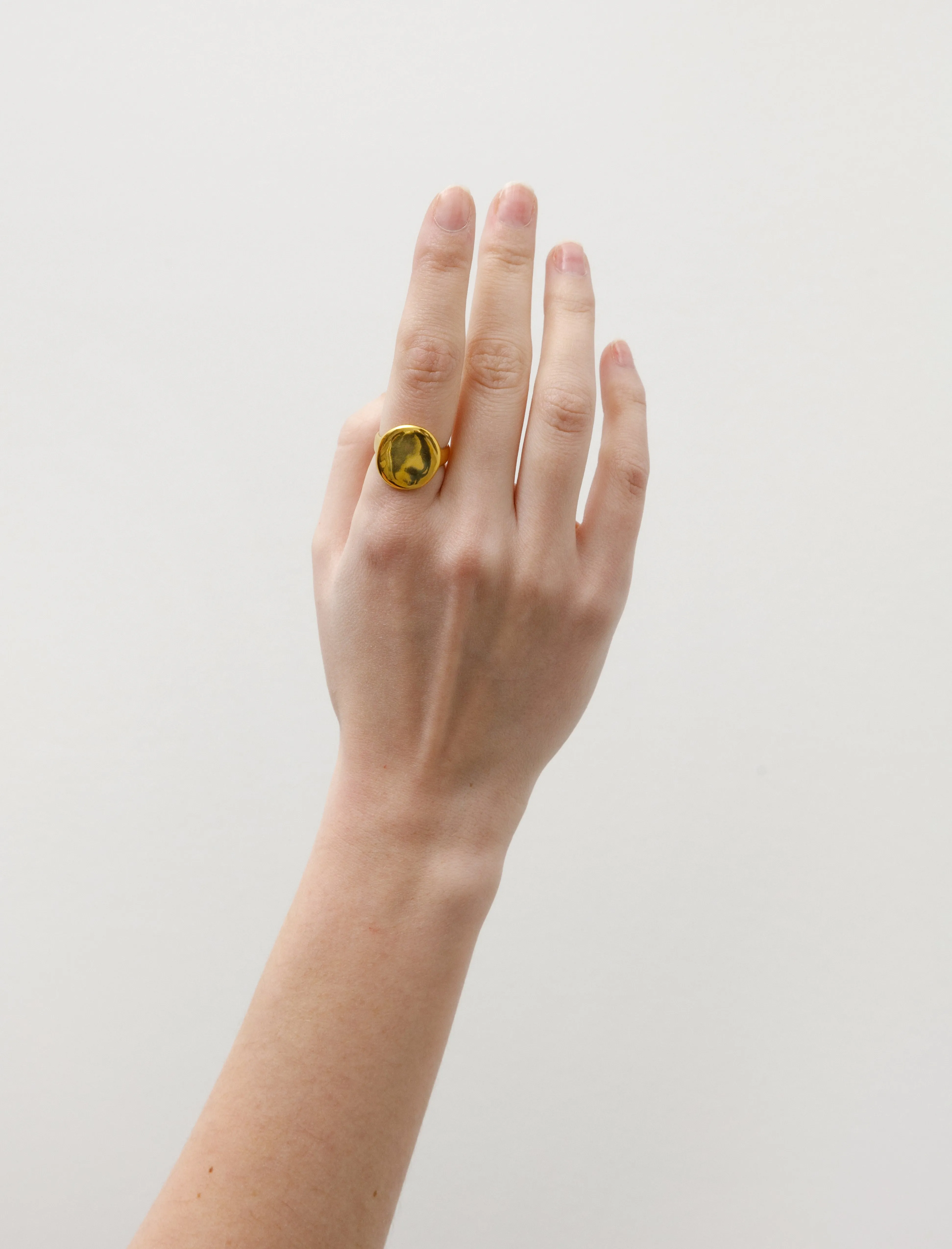 Dollop Ring Gold Plate