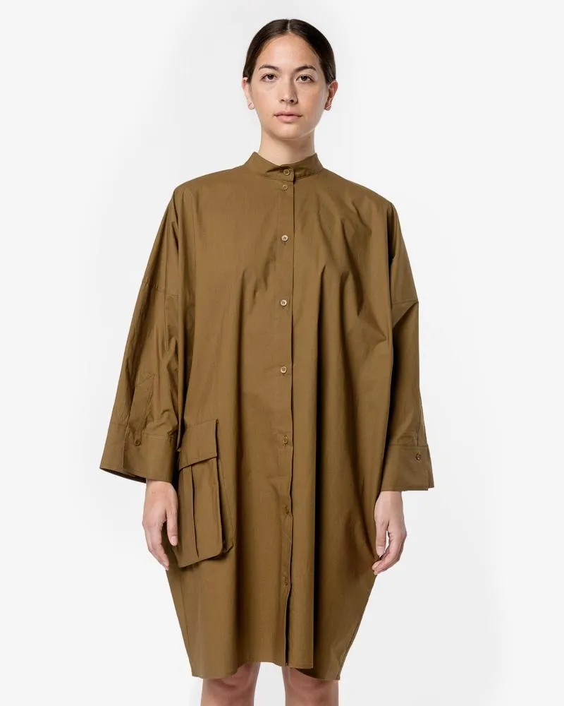 Doran Dress in Bronze Olive