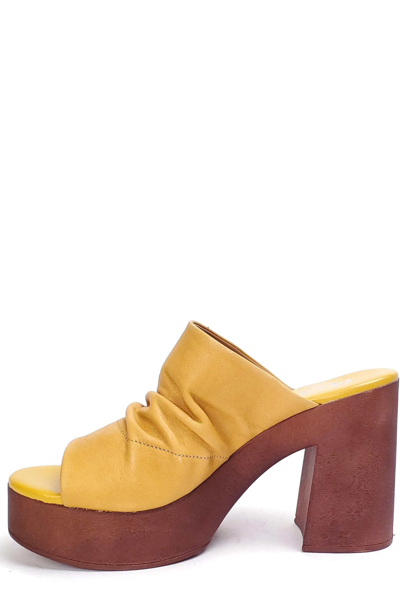 Eloise Yellow Leather