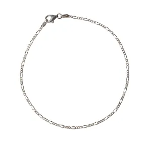 Figaro Thin Chain Link Anklet