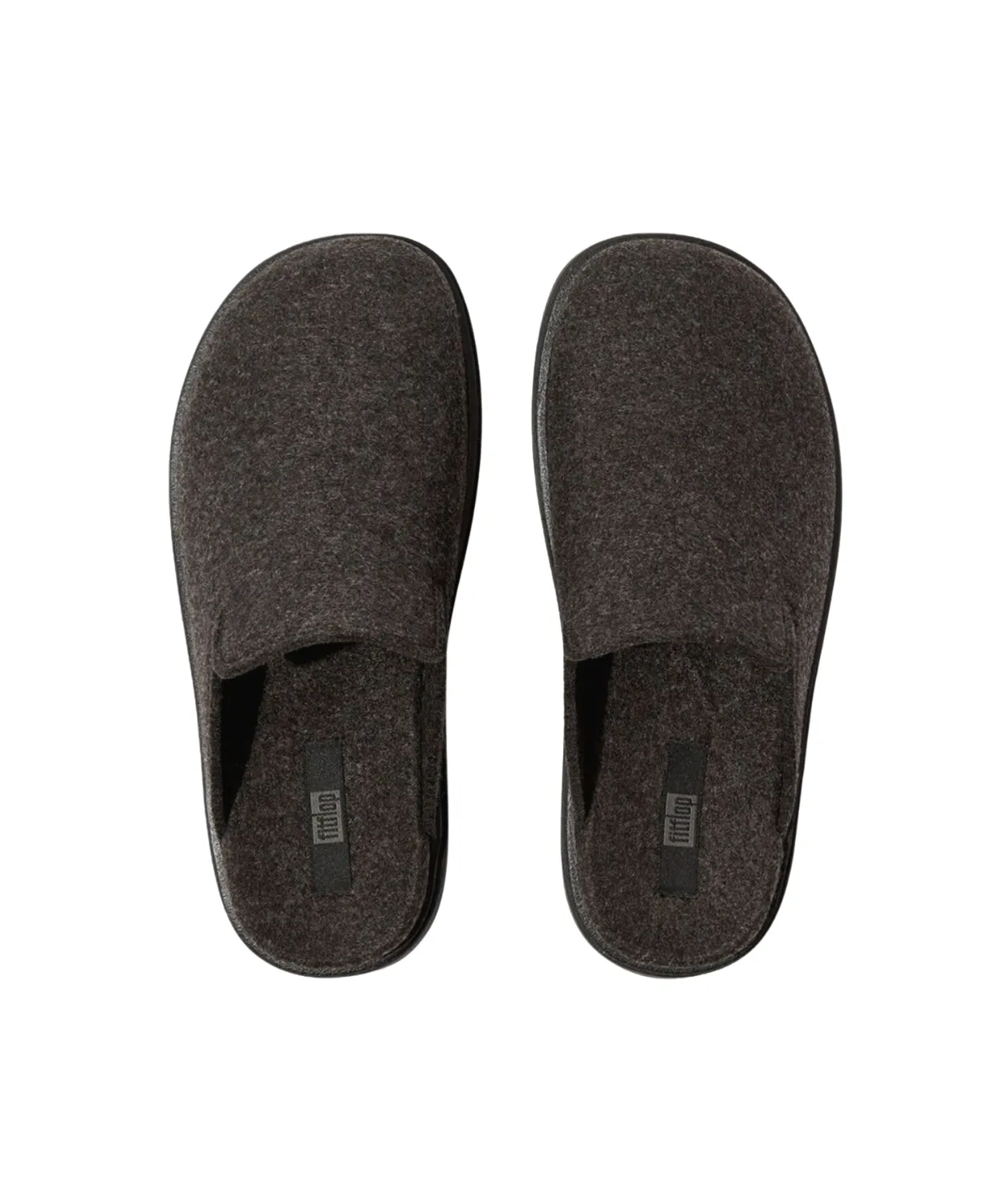 FitFlop Gen-FF e01 Mens Felt Mules Black