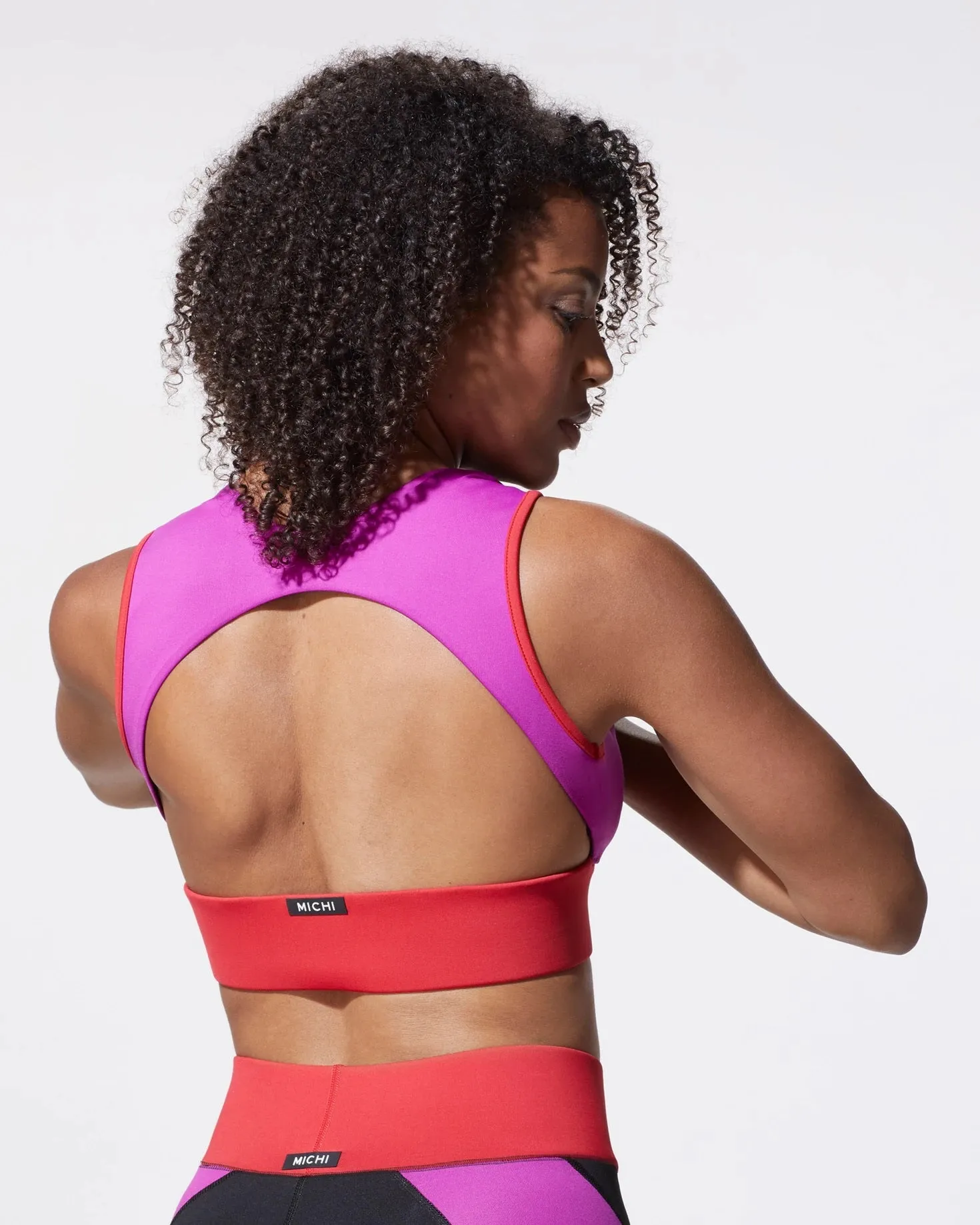 Flare Sports Bra - Blaze