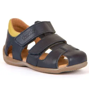 Froddo G2150149 Navy Boys European Leather Sandals (Ankle Support)