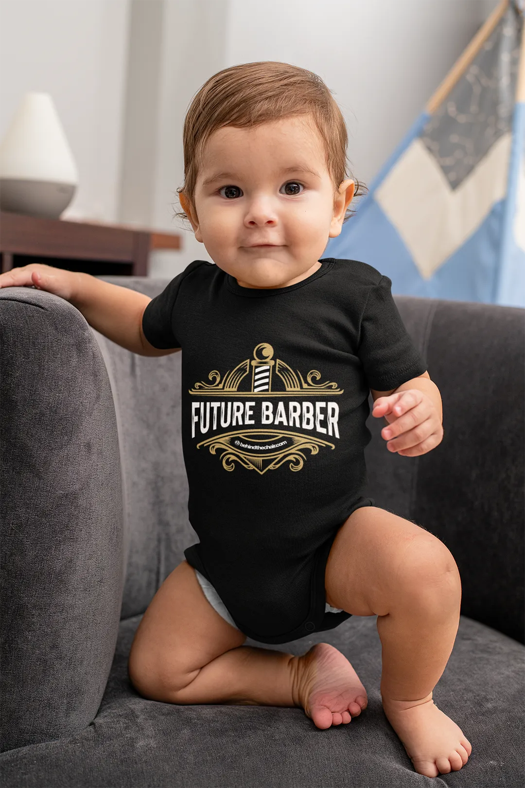 Future Barber Onesie