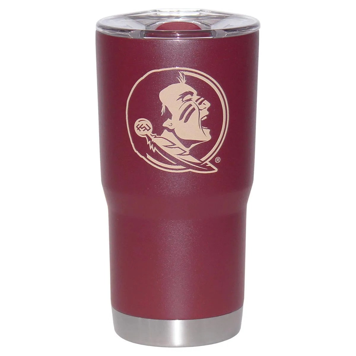 Gametime Sidekicks Seminole Logo 20oz Stainless Steel Tumbler - Garnet