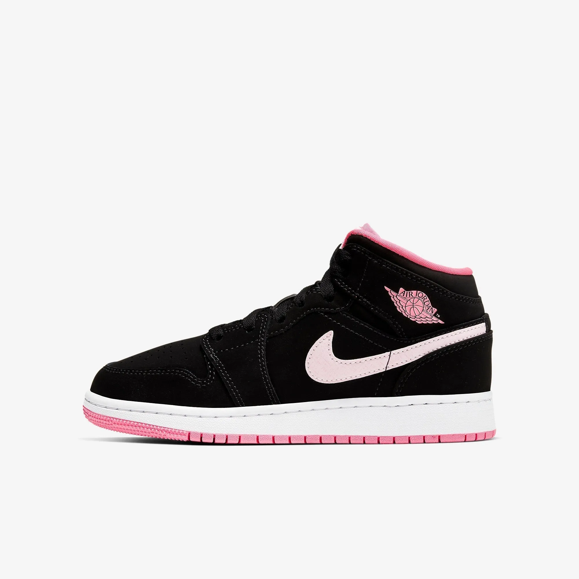 (GS) Air Jordan 1 Mid 'Digital Pink' (2020) 555112-066