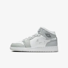 (GS) Air Jordan 1 Mid SE 'Grey Camo' (2020) DD3235-100