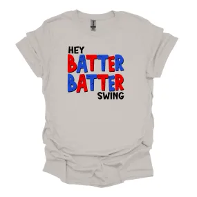 Hey Batter Bull (choice of tee or tank)