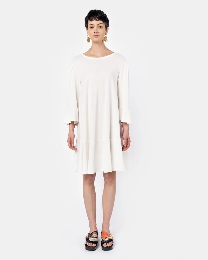 Hissem Dress in White