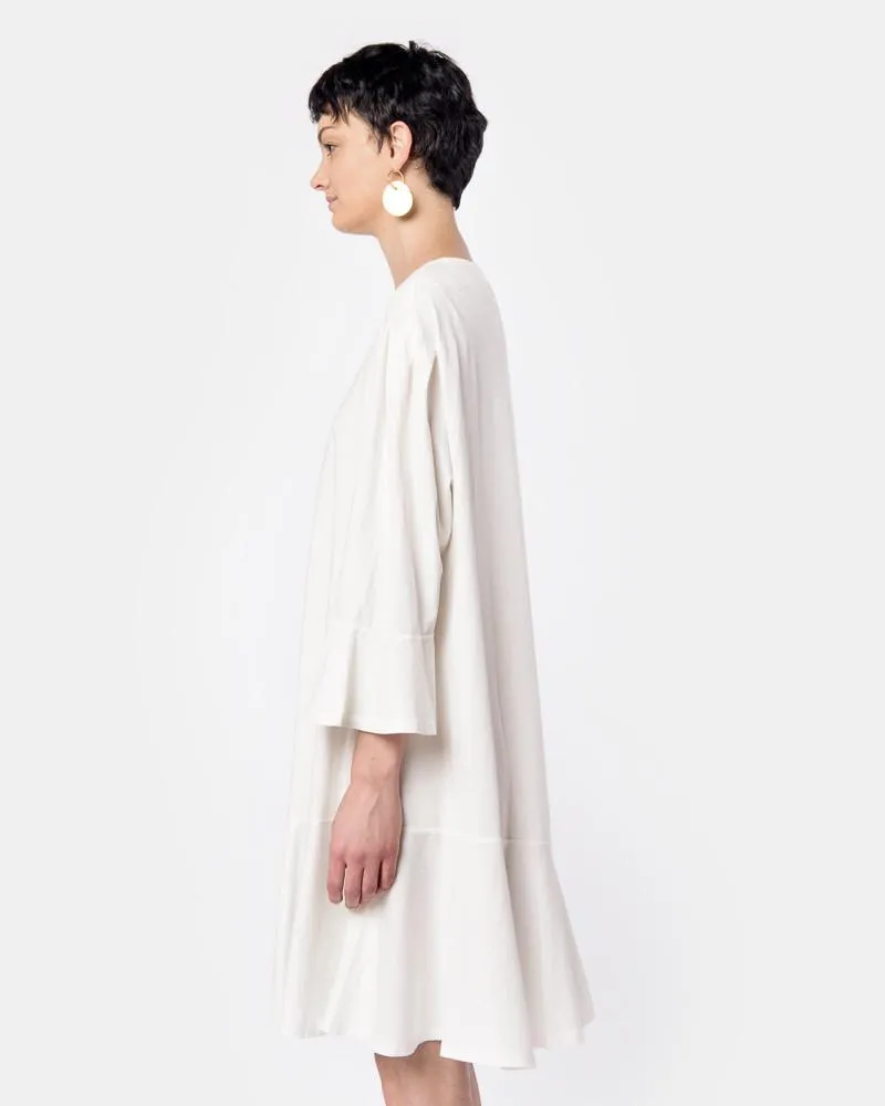 Hissem Dress in White