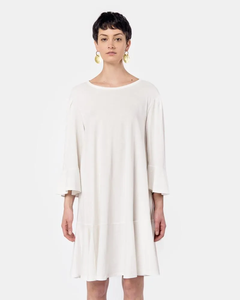 Hissem Dress in White