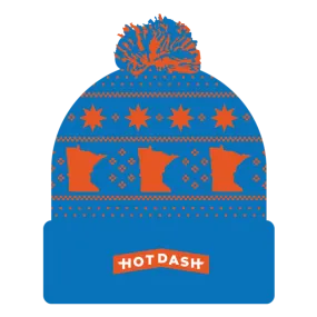 Hot Dash Pom Beanie