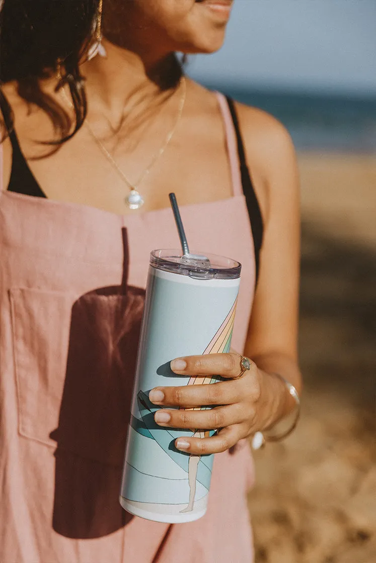 Insulated Tumbler - Rainbow Surfer