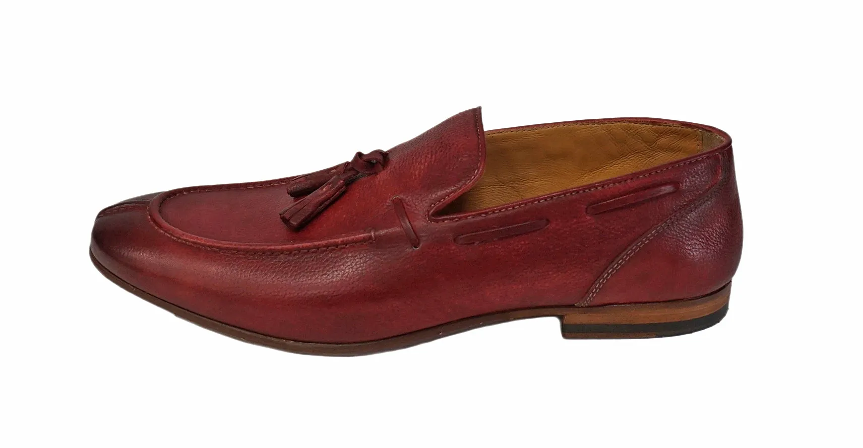 Jose Real Red Italian Tassel Loafer