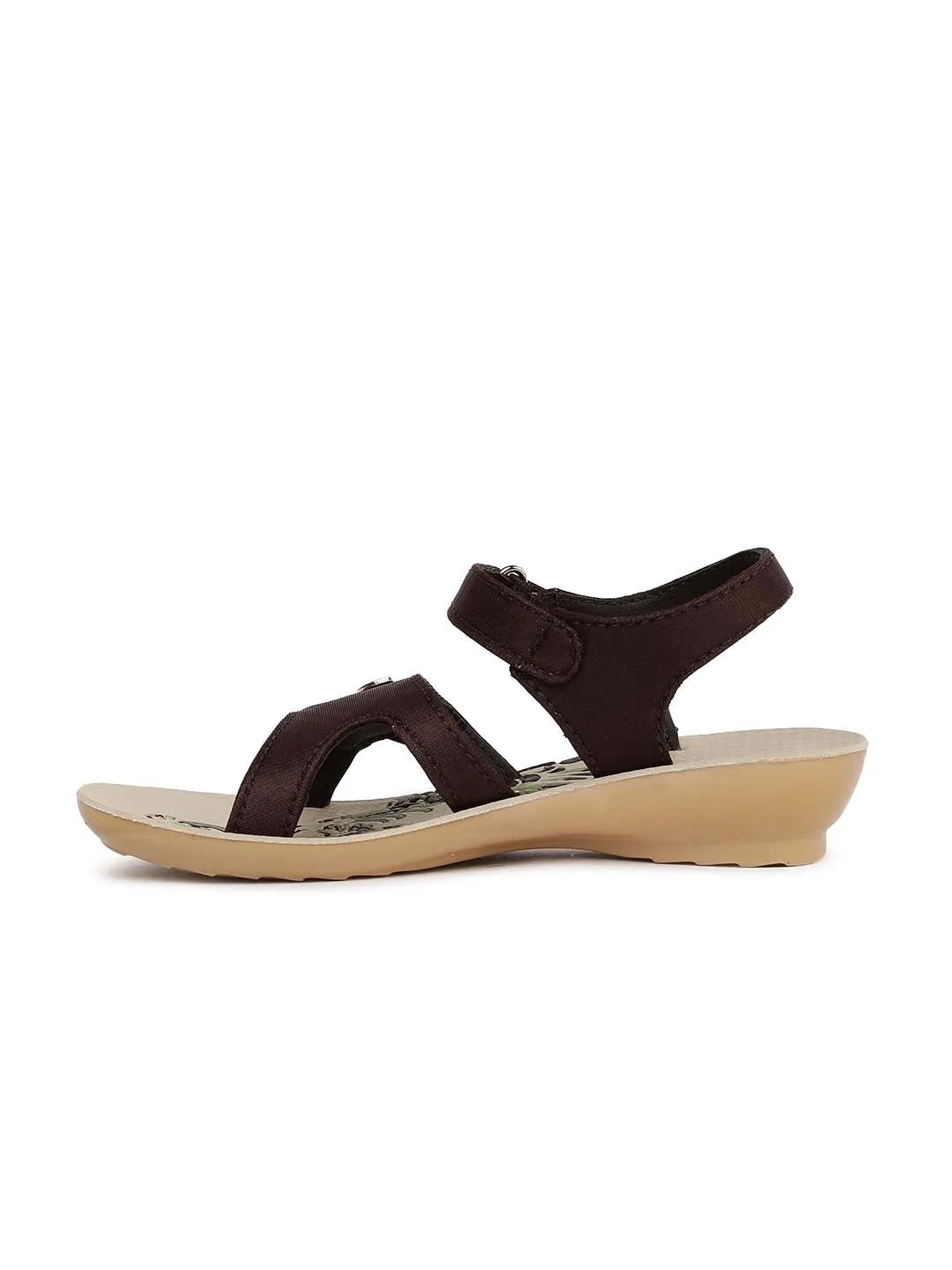 Kids P-Toes Brown Sandal