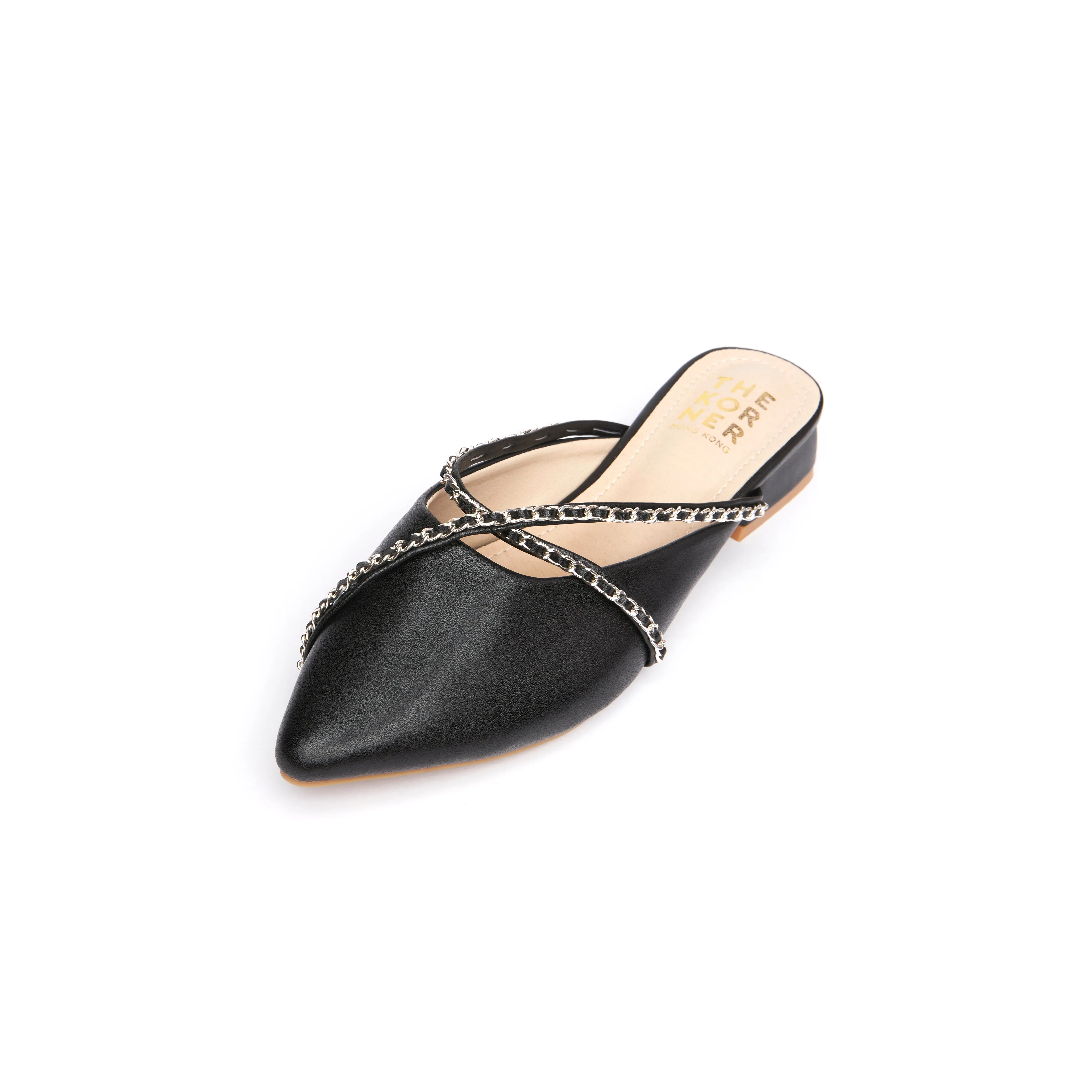 Kross Leather Slippers - Black ( BLK )