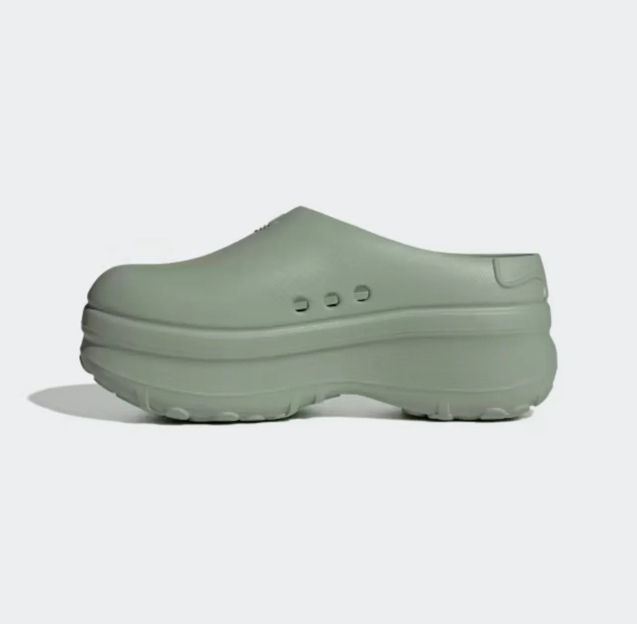 LADIES' ADIFOM STAN SMITH MULE SHOES - Sil Green