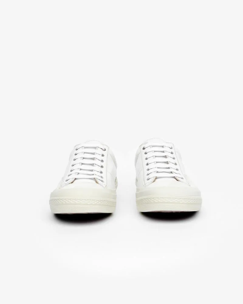 Leather Sneaker in White