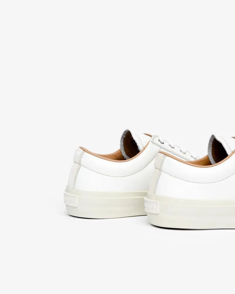 Leather Sneaker in White