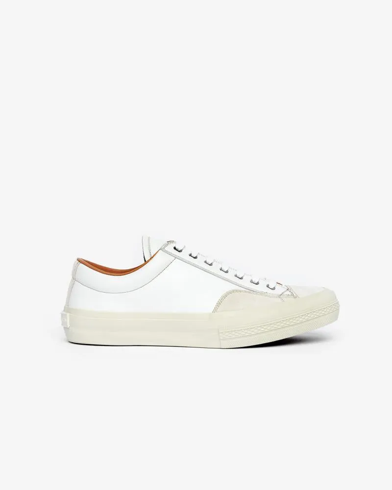 Leather Sneaker in White