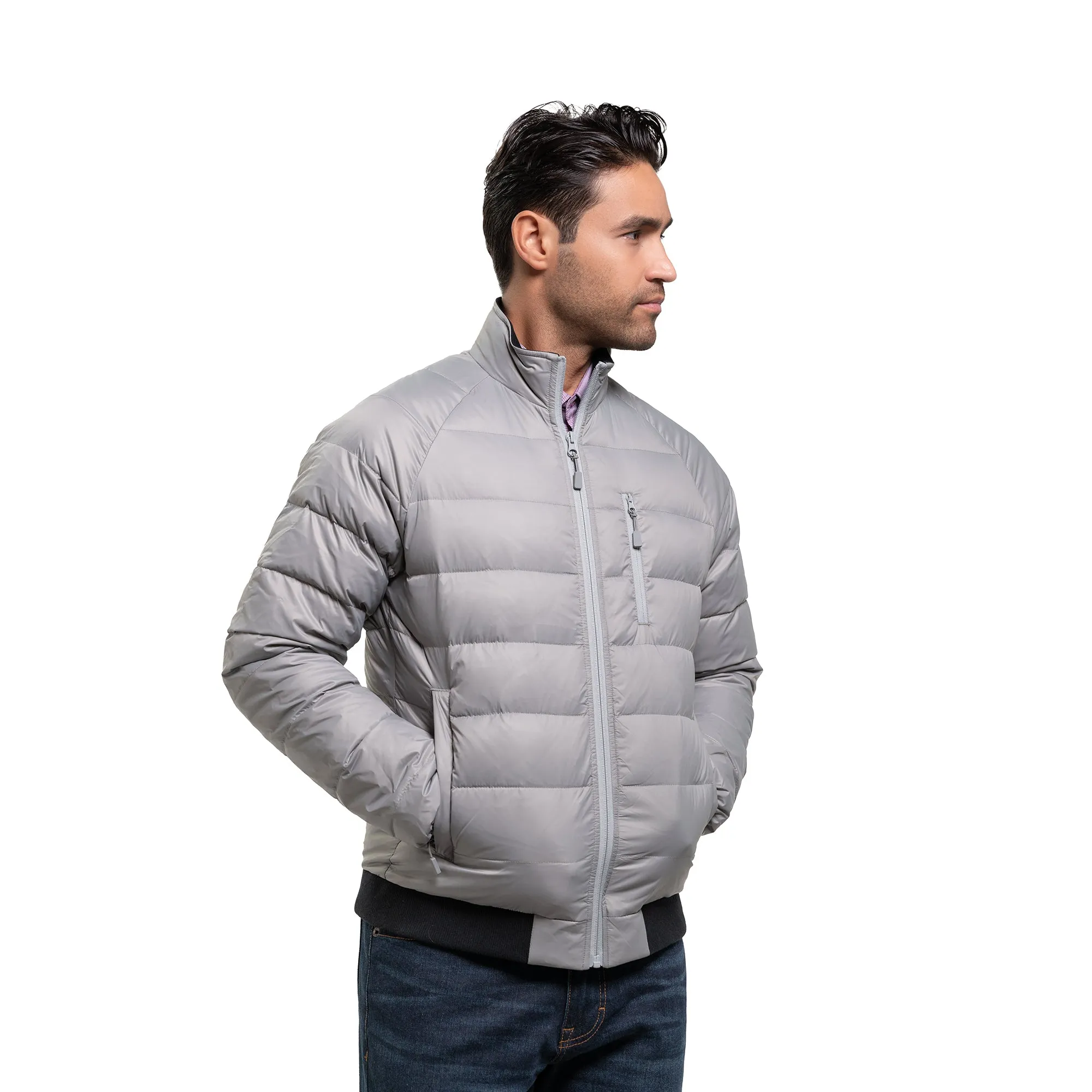 Lightweight Down Jacket - Grey