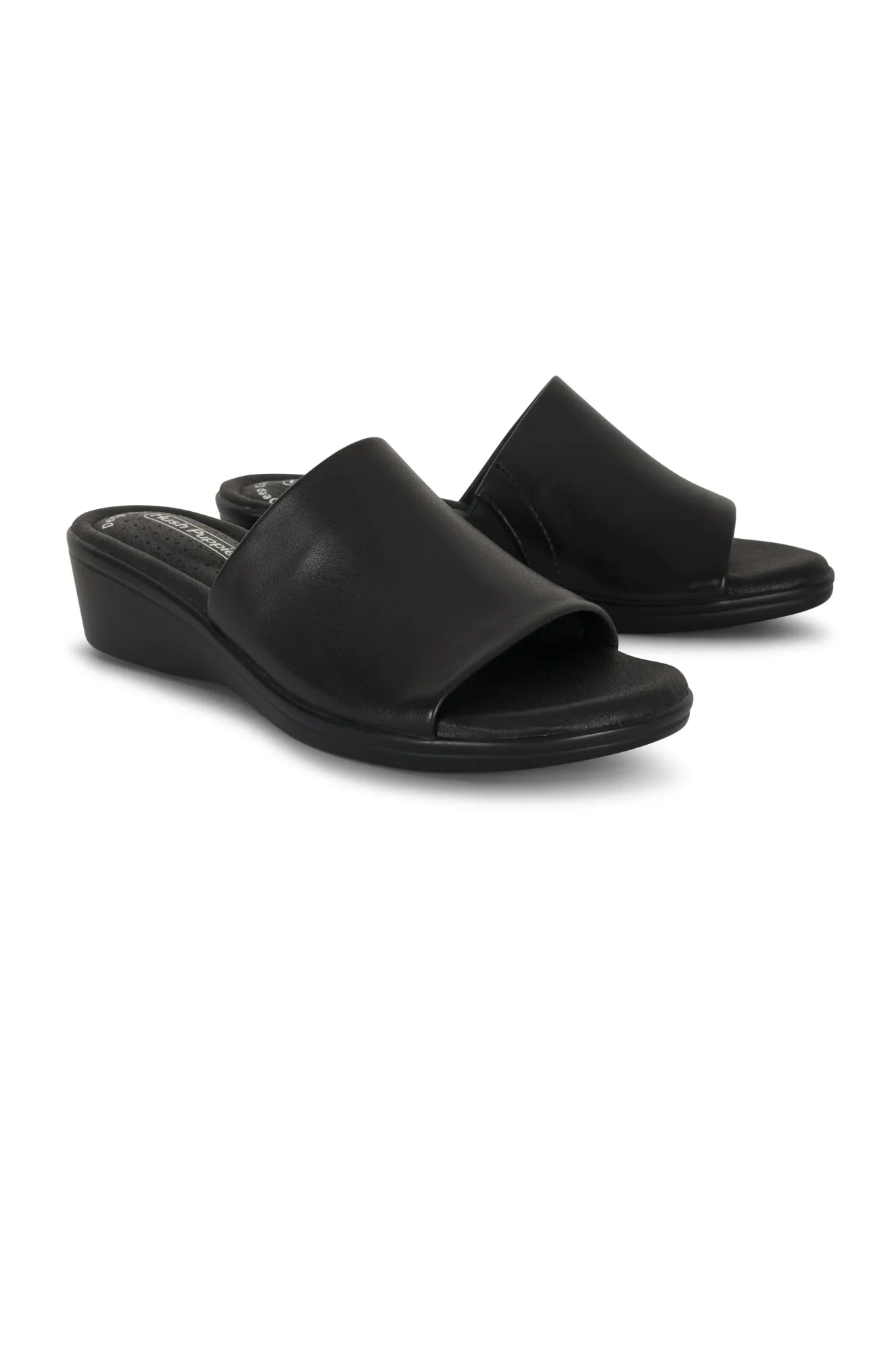 Low wedge Slide | BLACK | COCO YY