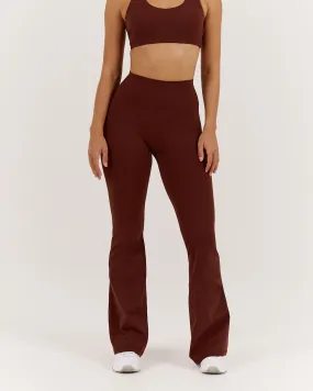 LUXE BELLA FLARES - CHOCOLATE