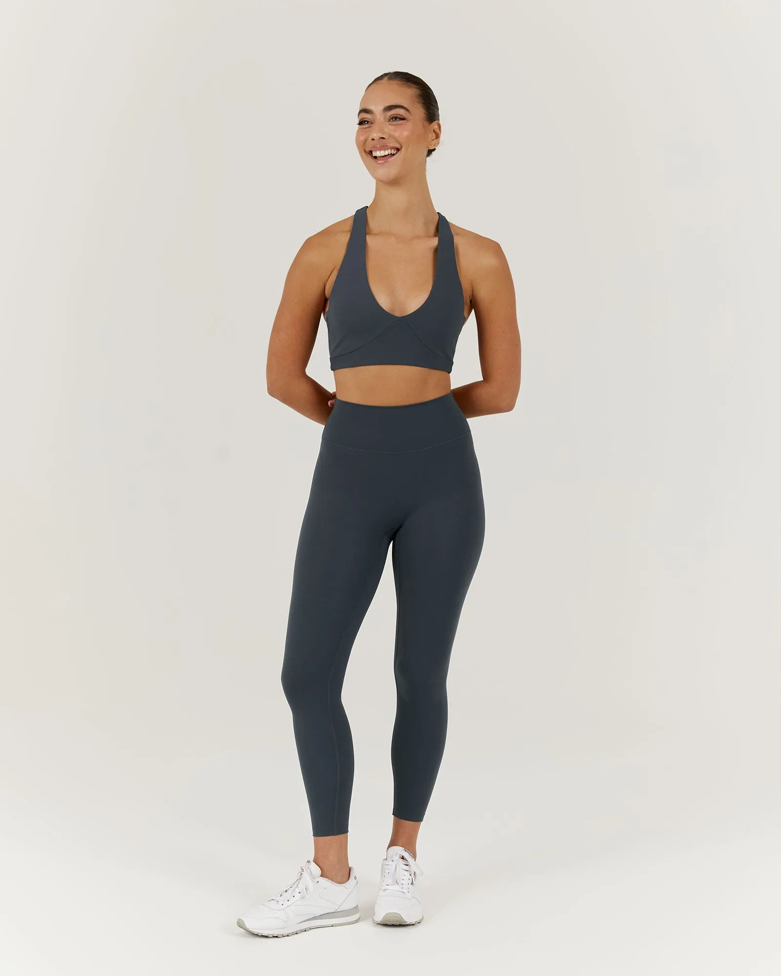 LUXE LEGGINGS 24" - ALLOY