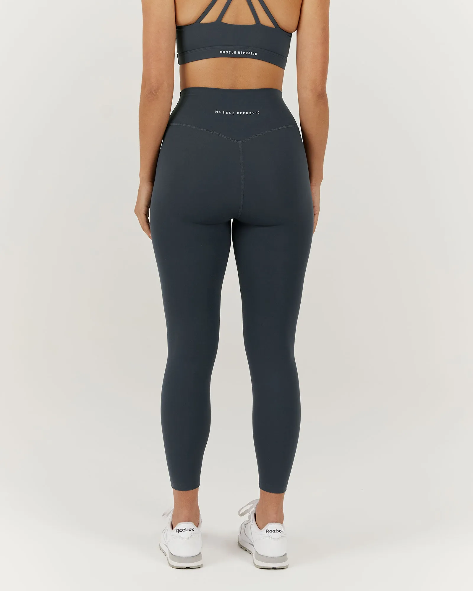 LUXE LEGGINGS 24" - ALLOY