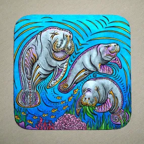 Manatees Coaster