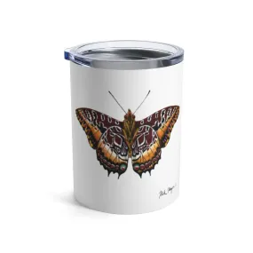 Maroon Butterfly, 10 oz Steel Tumbler