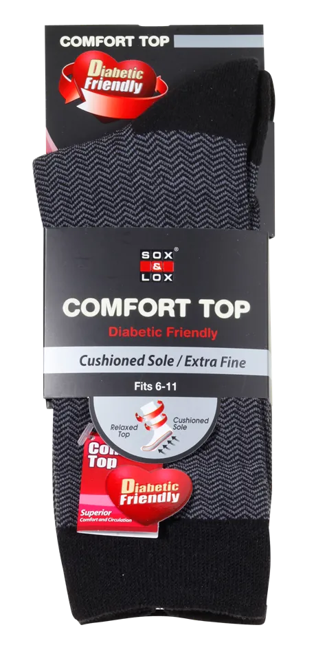 Men's Business Diabetic Friendly [Fine Cushioned]