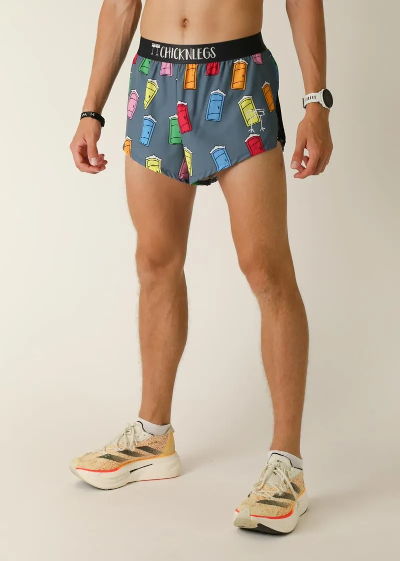 Men's Porta Potty 2" Split Shorts