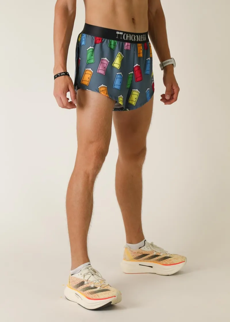 Men's Porta Potty 2" Split Shorts