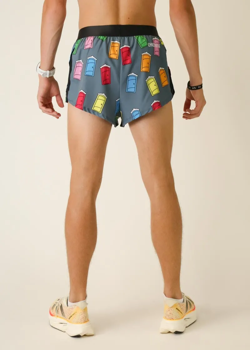 Men's Porta Potty 2" Split Shorts