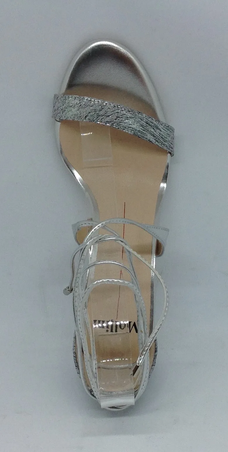 Mollini Carry Silver Snake Heel