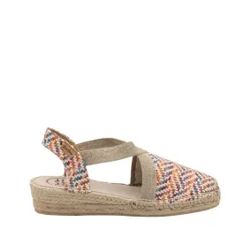 Multicoloured Fabric Espadrille For Women - Vera-MS