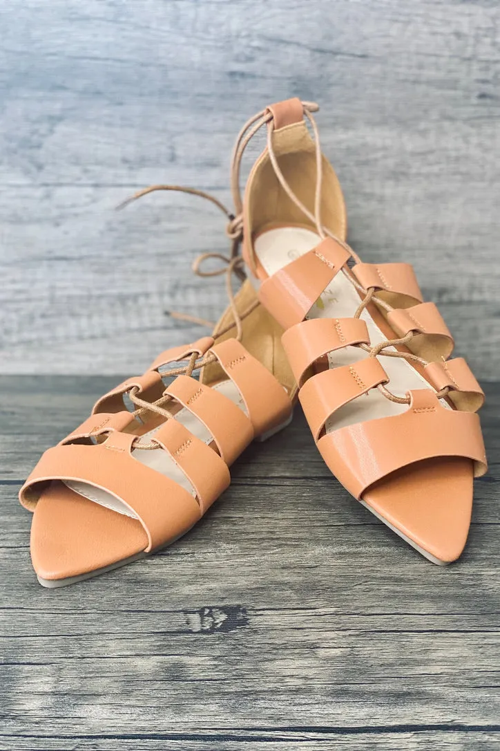 Natalia Lace Up Sandals - FINAL SALE