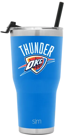 NBA Cruiser Tumbler with Flip Lid and Straw